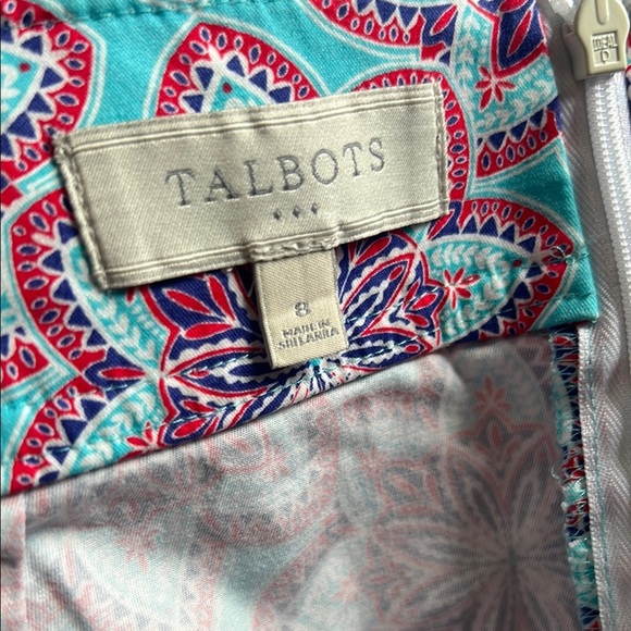 Talbots Pink Mini Pencil Skirt Resort Wear - Picture 2 of 4